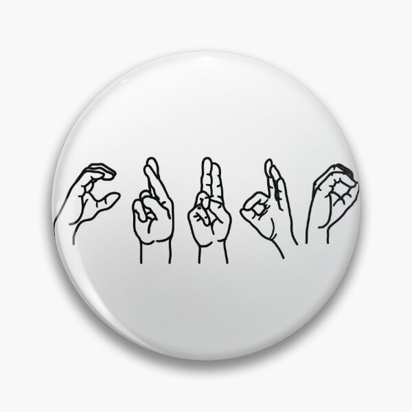 Item preview, Crudo (Raw) in Sign Language designed and sold by CrudoMerch.