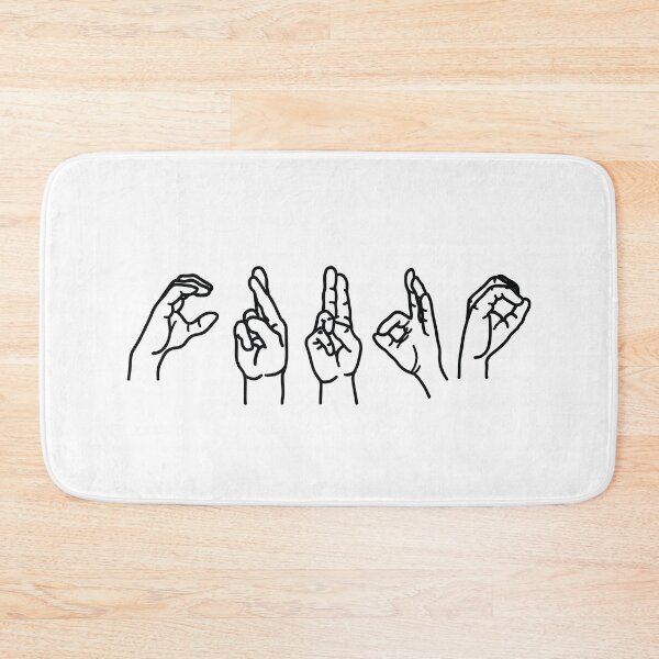 Item preview, Crudo (Raw) in Sign Language designed and sold by CrudoMerch.