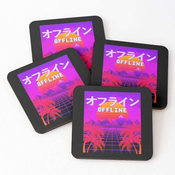 Item preview, Aesthetic Offline Vaporwave Anime EDM Japanese designed and sold by perfectpresents.