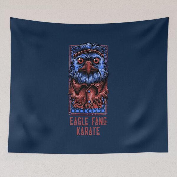 Item preview, Eagle Fang Karate Blue Dark Red designed and sold by mostanesta.