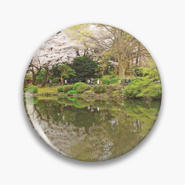 Item preview, Japan Cherry Park in Spring - Shinjuku Gyoen designed and sold by Yolanda Designs.