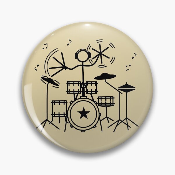 Item preview, Stickman / Drumming designed and sold by LotusCreations.