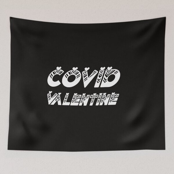 Item preview, Covid Valentine Black designed and sold by DamaliePierre.