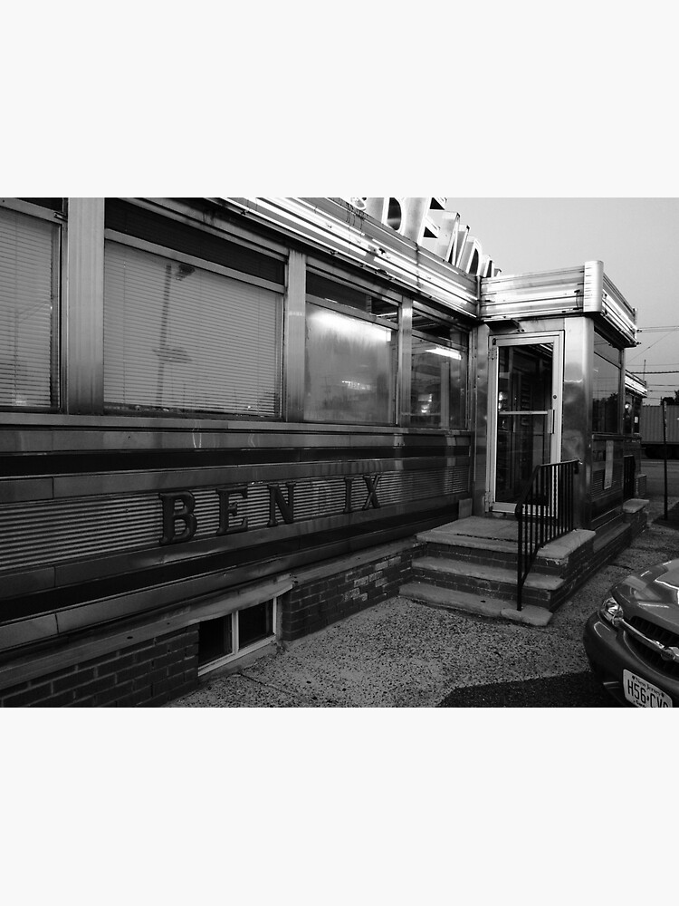 "Hasbrouck Heights, NJ Bendix Diner" Sticker for Sale by Ffooter