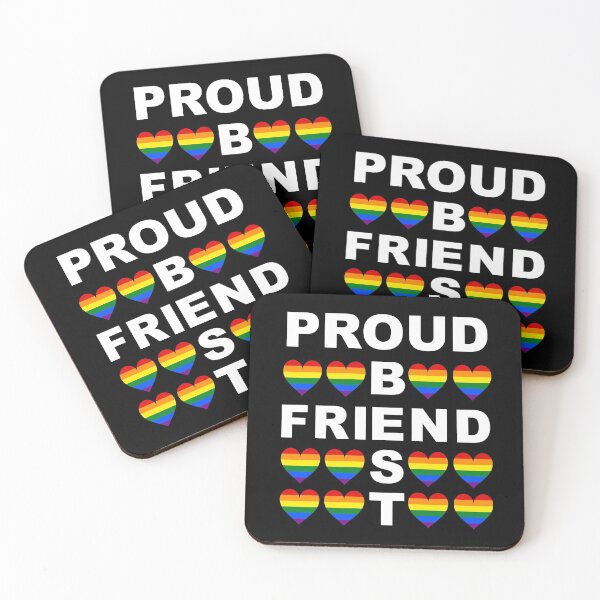 Item preview, LGBTQ Pride Proud Best Friend  designed and sold by aronia.