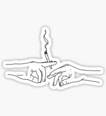 Smoke graphic Sticker