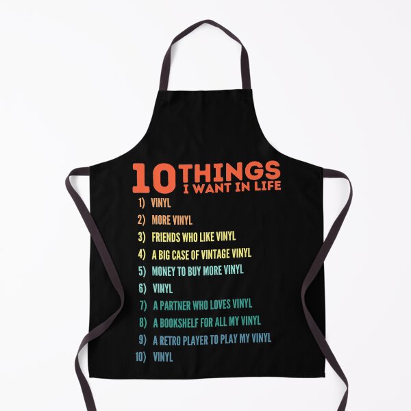 Item preview, 10 Things I Want In Life - Vinyl Records - Vinyl Collector designed and sold by WonderWear.