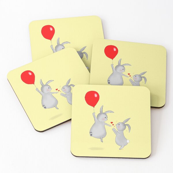 Item preview, Bunny Love - Yellow designed and sold by Kittys-Art.