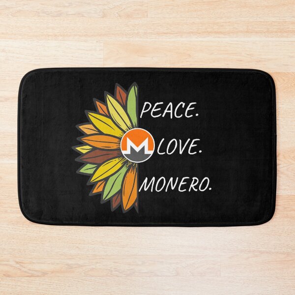 Item preview, Peace. Love. Monero.  designed and sold by Bitcoin-Fashion.