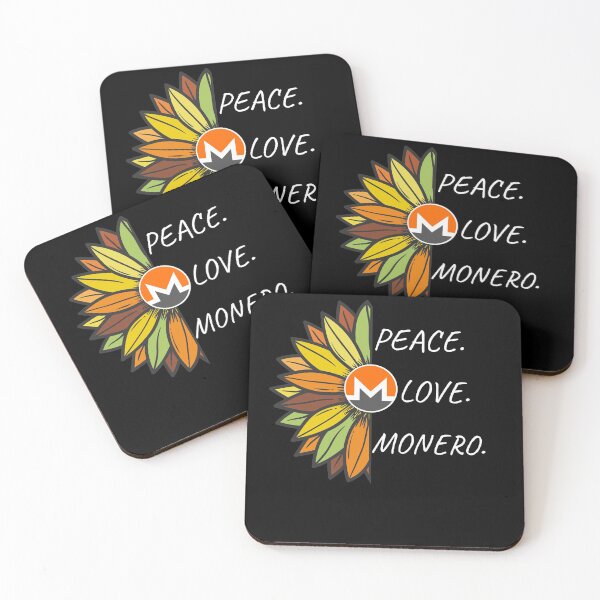 Item preview, Peace. Love. Monero.  designed and sold by Bitcoin-Fashion.