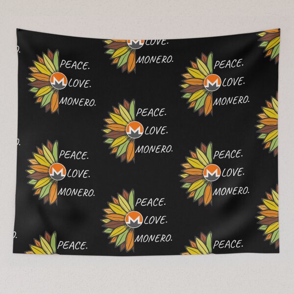 Item preview, Peace. Love. Monero.  designed and sold by Bitcoin-Fashion.
