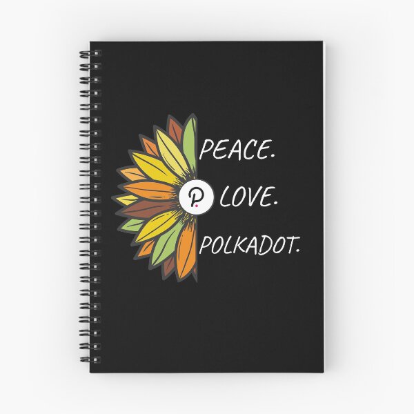 Item preview, Peace. Love. Polkadot.  designed and sold by Bitcoin-Fashion.