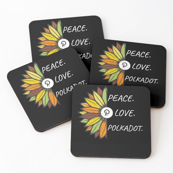 Item preview, Peace. Love. Polkadot.  designed and sold by Bitcoin-Fashion.