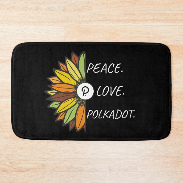 Item preview, Peace. Love. Polkadot.  designed and sold by Bitcoin-Fashion.
