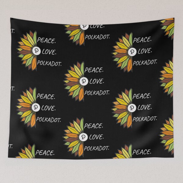 Item preview, Peace. Love. Polkadot.  designed and sold by Bitcoin-Fashion.