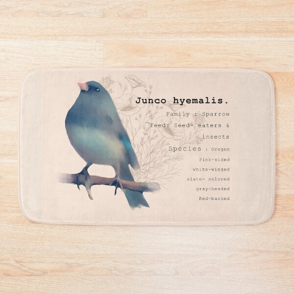 Item preview, Junco Bird Vintage print.  designed and sold by faztheartnoob.