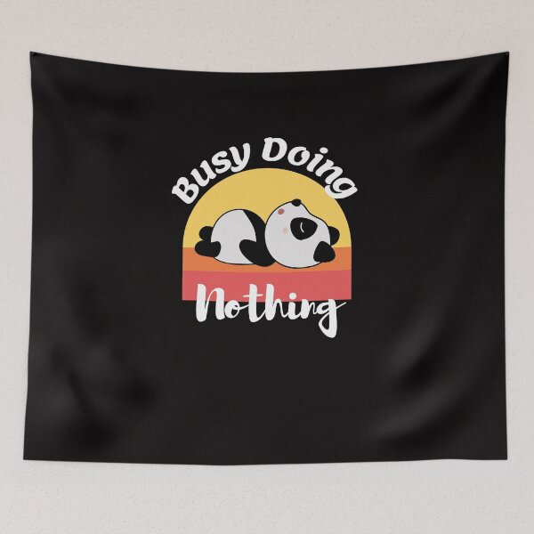 Item preview, Busy Doing Nothing, Funny Panda designed and sold by Bachirdz.