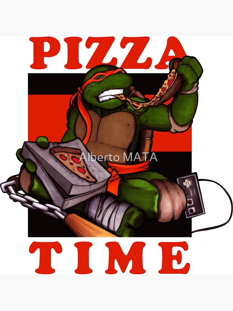 Pizza Time TMNT Kids T-Shirt for Sale by Alberto MATA