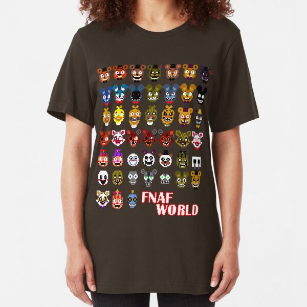 FNAF World Slim Fit T-Shirt
