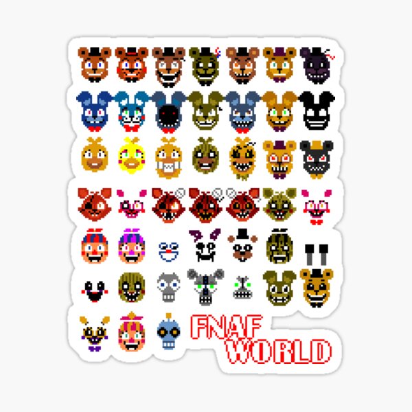 Abby's Lil Letter FNAF MOVIE Fanart Sticker for Sale by Sourmood-ART