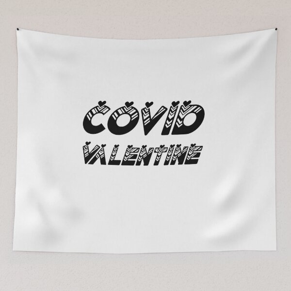 Item preview, Covid Valentine White designed and sold by DamaliePierre.