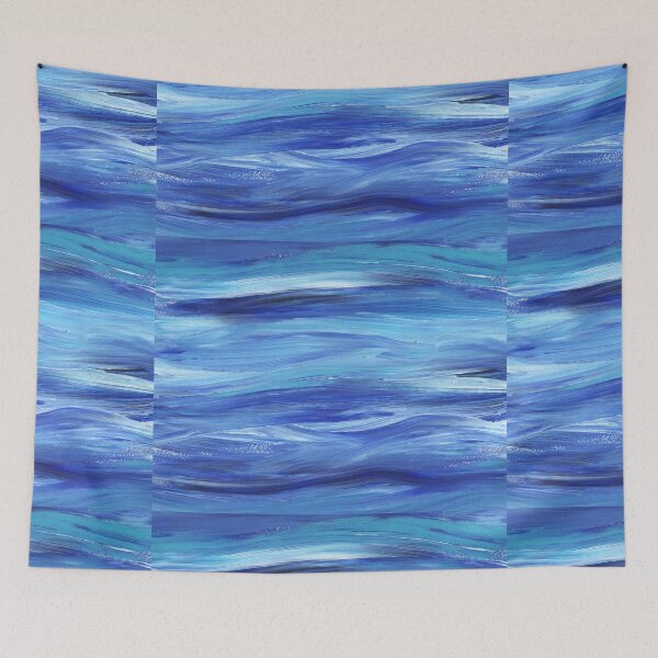 Item preview, Sea Ocean Blue Wave Beach House Seascape Decor III designed and sold by Irina Sztukowski.