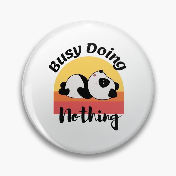 Item preview,  Busy Doing Nothing, Funny Panda designed and sold by Bachirdz.