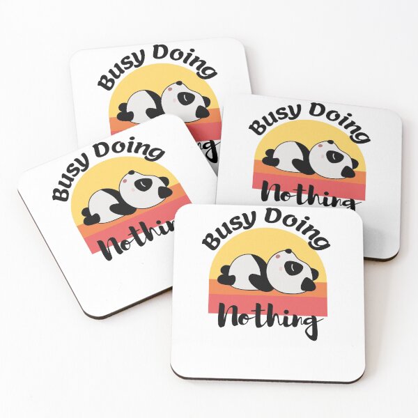 Item preview,  Busy Doing Nothing, Funny Panda designed and sold by Bachirdz.