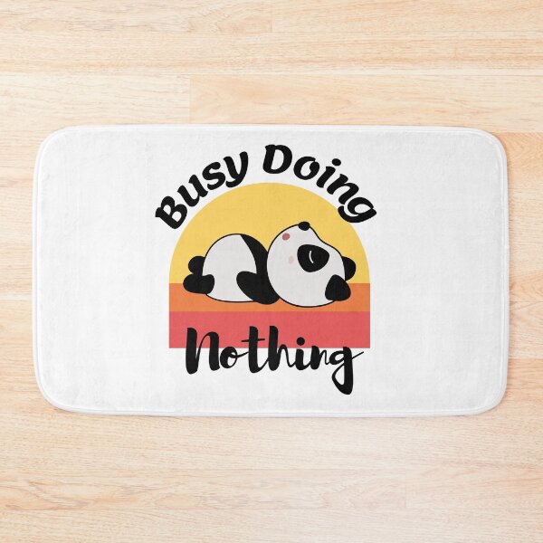 Item preview,  Busy Doing Nothing, Funny Panda designed and sold by Bachirdz.