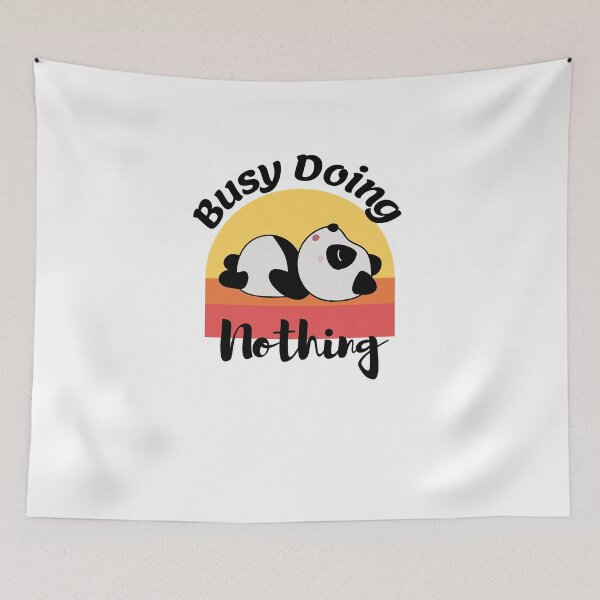 Item preview,  Busy Doing Nothing, Funny Panda designed and sold by Bachirdz.