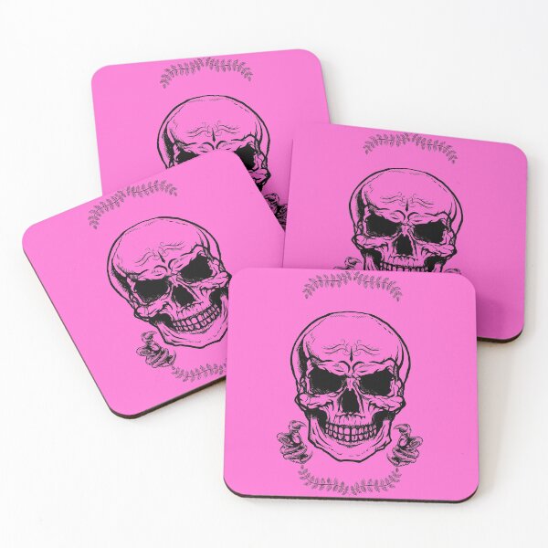 Item preview, Pink angry skull claws designed and sold by AJSkinnerPrints.