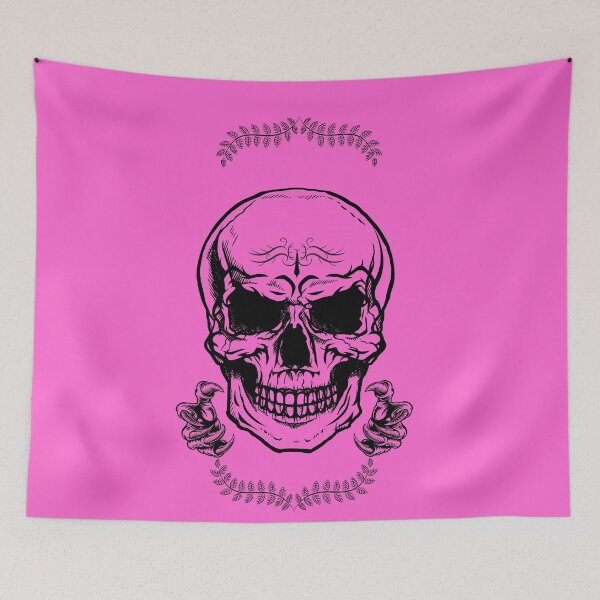 Item preview, Pink angry skull claws designed and sold by AJSkinnerPrints.