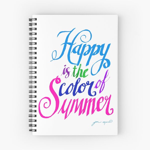 Item preview, Happy is the Color of Summer Colorful by Jan Marvin designed and sold by Jan Marvin Art Studio.