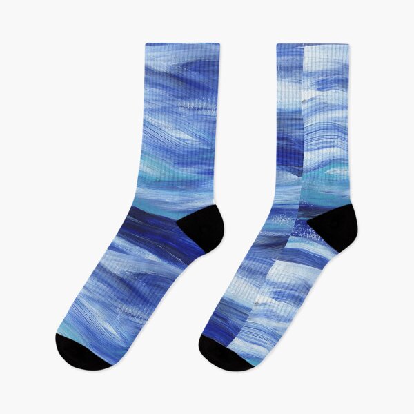 Item preview, Sea Ocean Blue Wave Beach House Seascape Decor IV designed and sold by Irina Sztukowski.