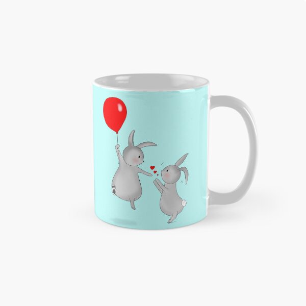 Item preview, Bunny Love - Blue designed and sold by Kittys-Art.