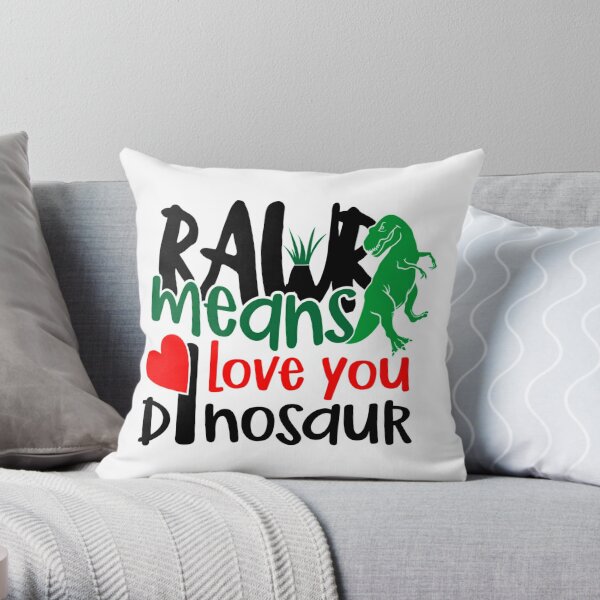 rawr pillow