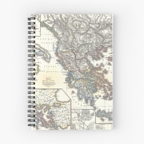 Item preview, Ancient Greek Map designed and sold by ClassicalGreece.