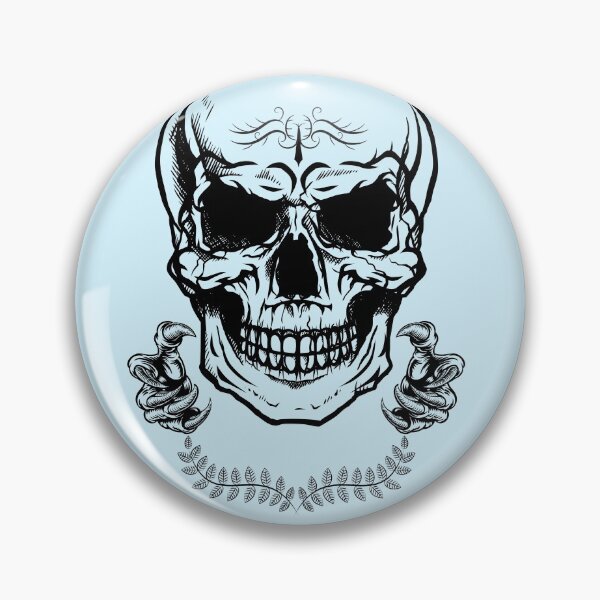Item preview, Blue angry skull claws designed and sold by AJSkinnerPrints.
