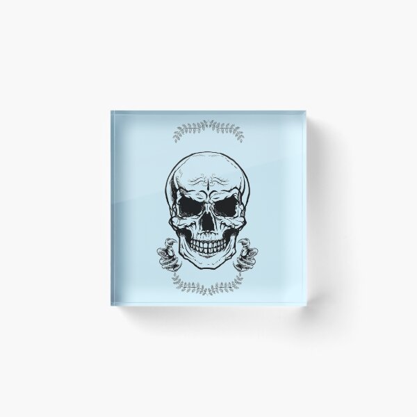 Item preview, Blue angry skull claws designed and sold by AJSkinnerPrints.