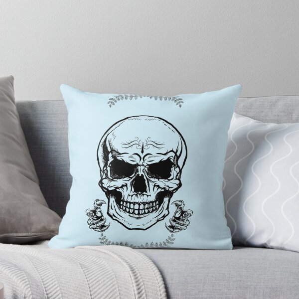 Item preview, Blue angry skull claws designed and sold by AJSkinnerPrints.
