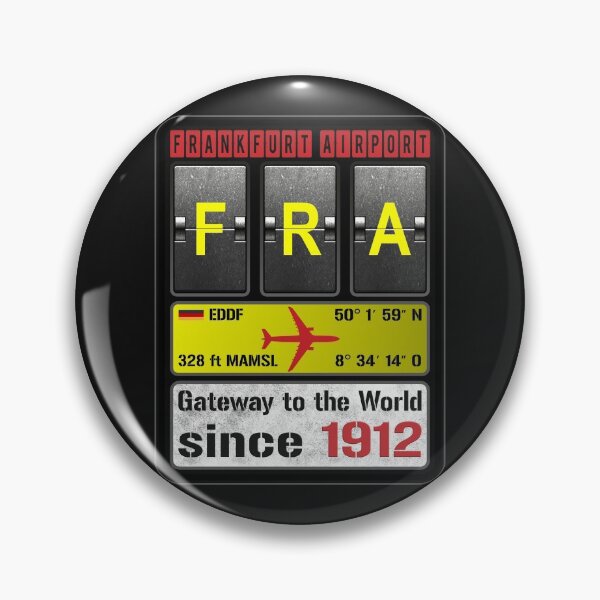 Item preview, FRA Frankfurt Main Airport Germany Gift Shirt designed and sold by FouDeeziner.