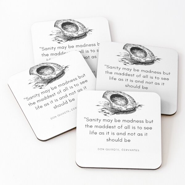 Item preview, Don Quixote quote designed and sold by DodoartDesigns.