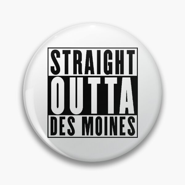 Item preview, Straight Outta Des Moines designed and sold by RandomStuffShop.
