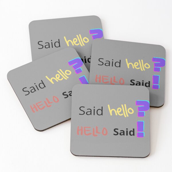 Item preview, Said hello? Hello Said! designed and sold by Viktor Kabbach.