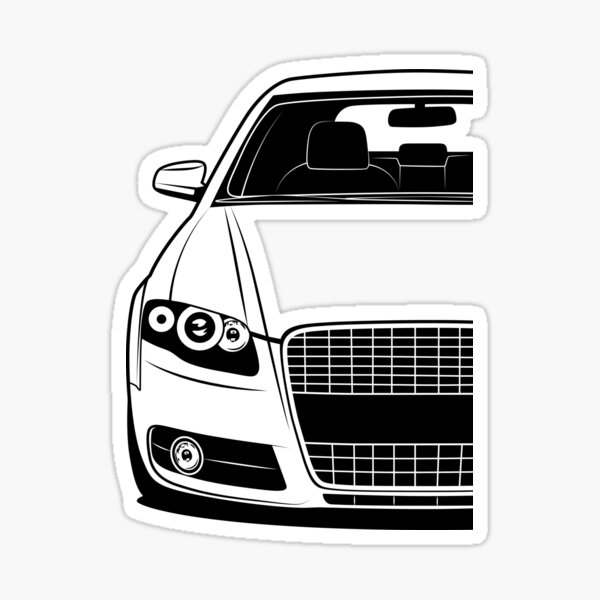 A4 B7 Stickers for Sale