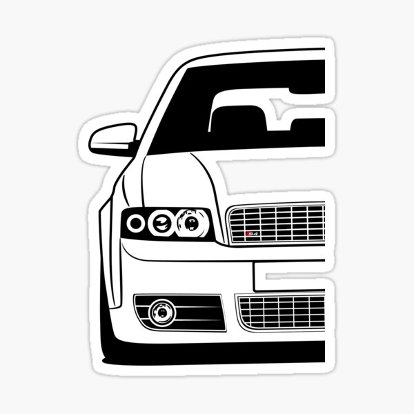 audi s line quattro kit adesivi stickers car