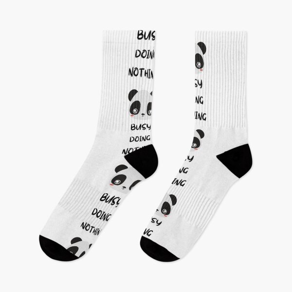 Item preview, Busy Doing Nothing, Cute Lazy Panda designed and sold by Glora.