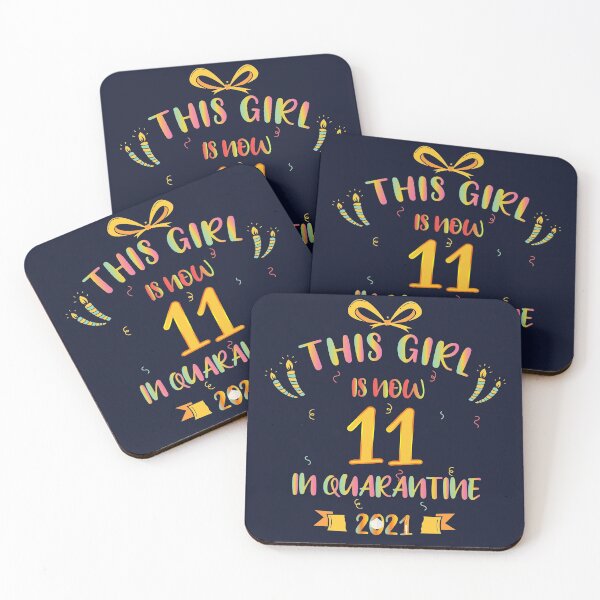Item preview, This Girl Is Now 11 In Quarantine 2021 - Birthday Gifts designed and sold by yeknow.