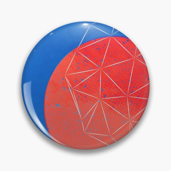 Item preview, Geometric Abstract Parametric Design (Conections Red and blue) designed and sold by O Estúdio Gráfico - Mylla Ghdv.