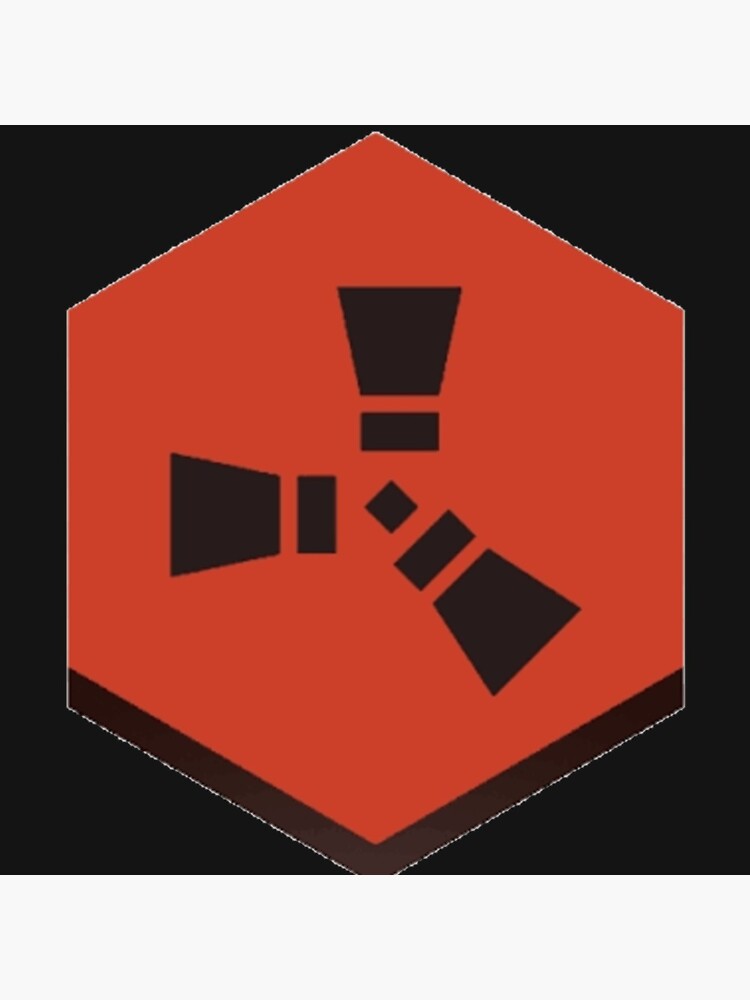 "RUST Game icon logo" Pin by MarvinHsk | Redbubble